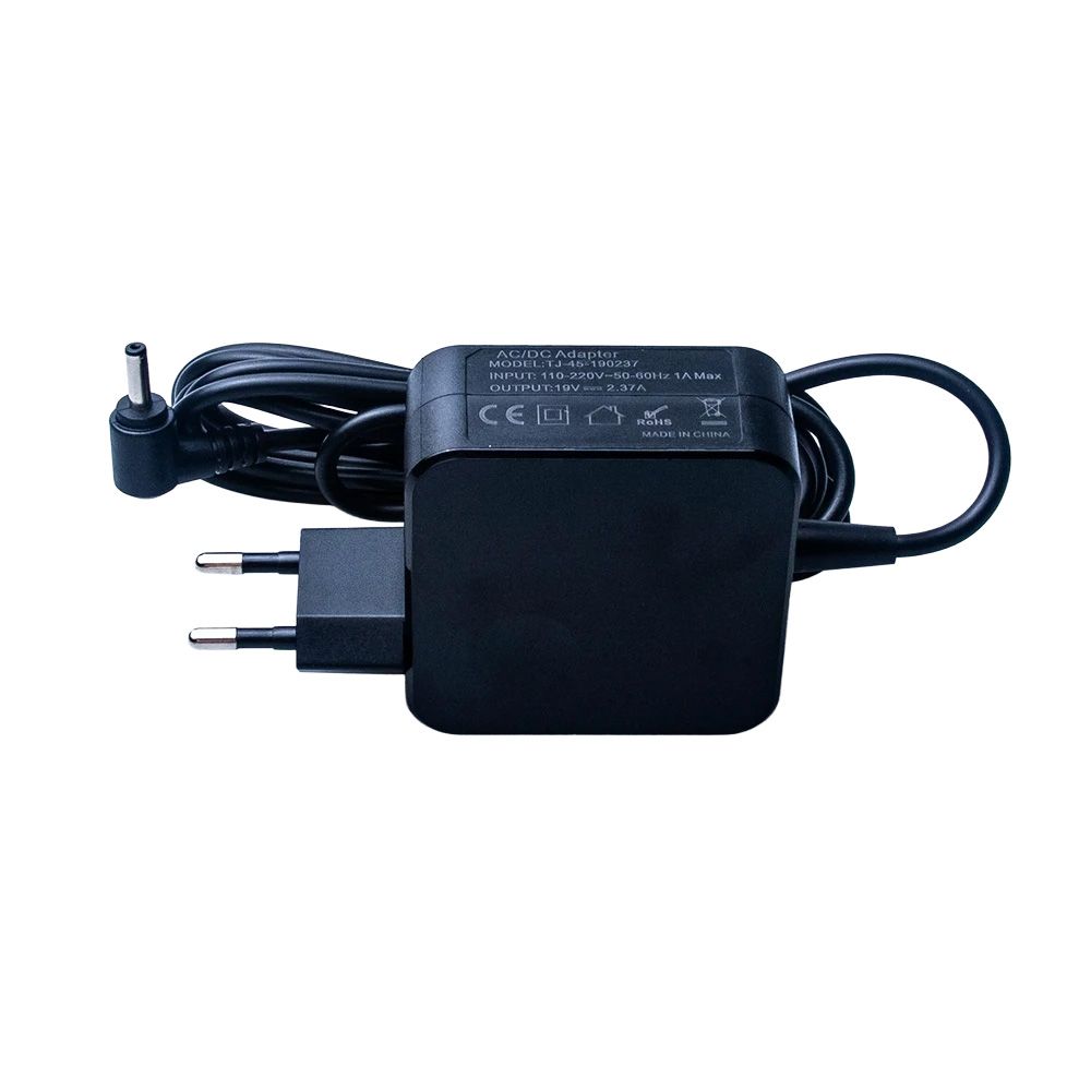 Fonte Carregador para Notebook Bringit 19 V 2.37 A 45 W 4.0 mm x 1.35 mm proteção reforçada e garantia de 36 meses